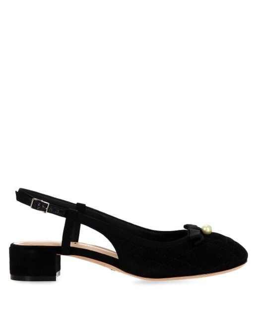 Dior Black Ballet Slingback Pumps