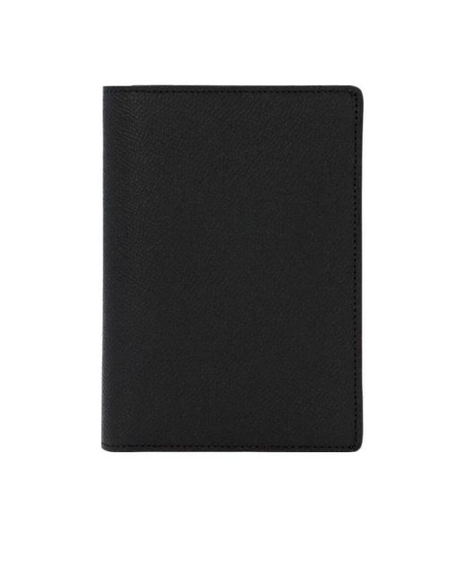 Maison Margiela Black Four-Stitch Motif Wallet for men