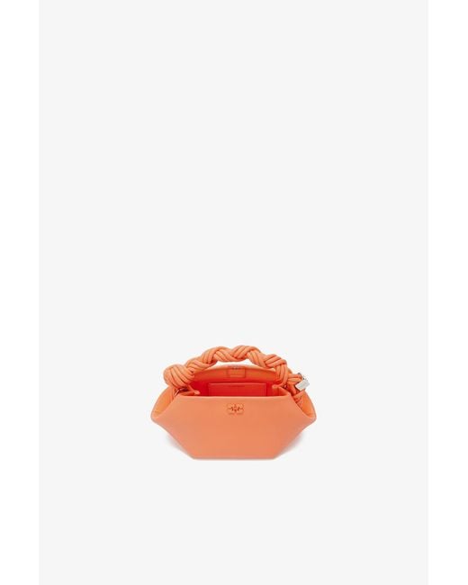 Ganni Orange Mini Bou Bag
