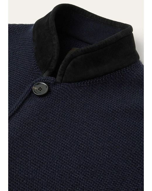 Loro Piana Blue Arola Jacket for men