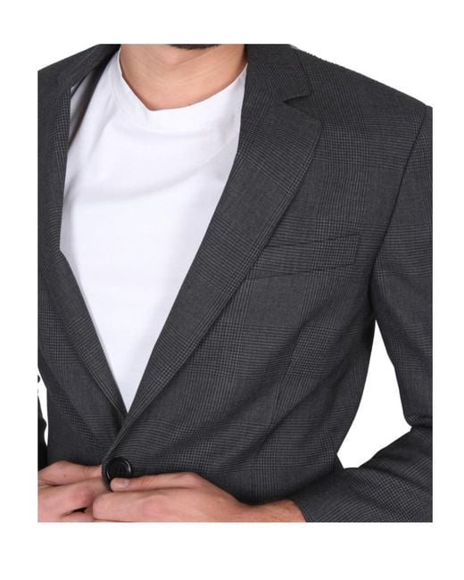 Aspesi Blue Flap-Pocketed Single-Breasted Blazer for men