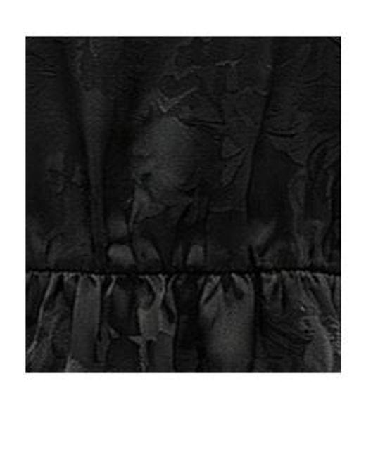 MM6 by Maison Margiela Black Multicolored Short-Sleeved Top