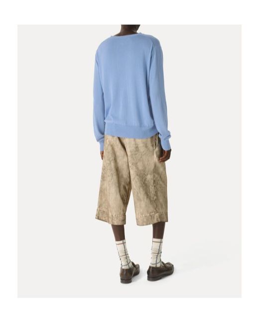 Vivienne Westwood Blue Alex Sweater for men