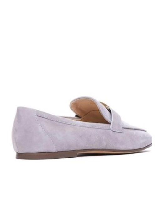 Tod's Purple T Timeless Loafers