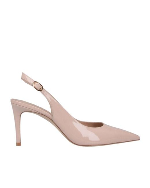 Stuart Weitzman Pink Slingback High Heel Sandals