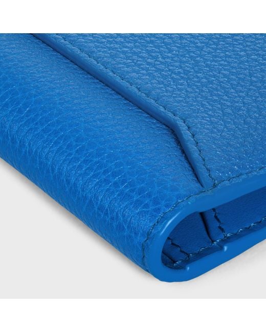 Céline Blue Vertical Card Holder for men
