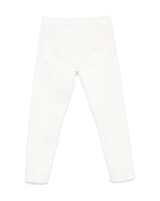 Pt Pantaloni White Pt Torino Tapered Fit Jeans for men
