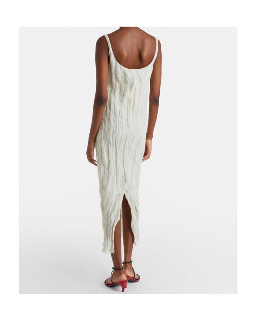 Rohe White Cotton-Blend Midi Dress