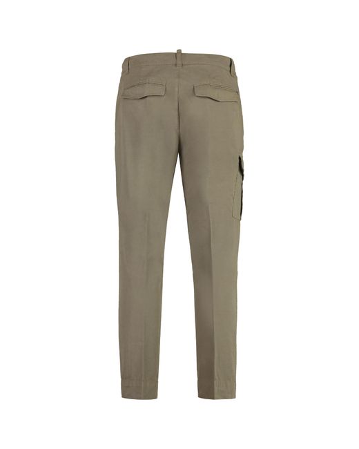 Dondup Gray Robin Cargo Trousers for men