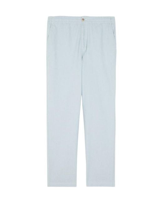 Polo Ralph Lauren Blue Prepster Elasticated-Waist Chino Trousers for men