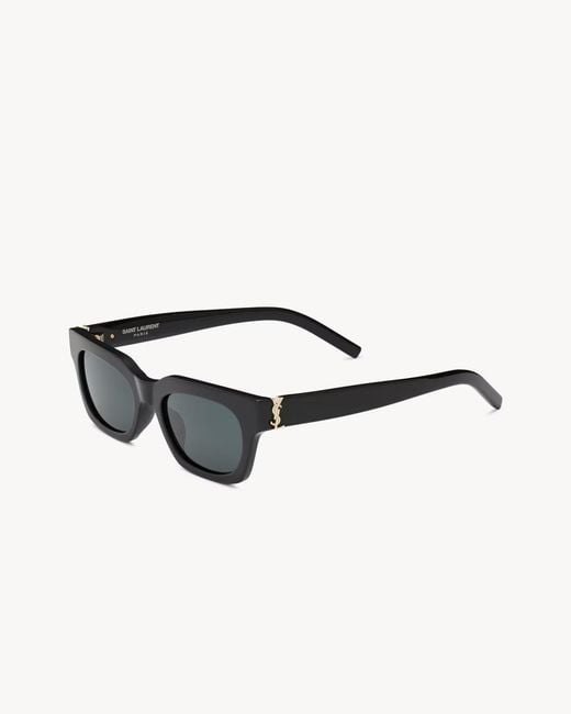 Saint Laurent White Full Frame Sunglasses