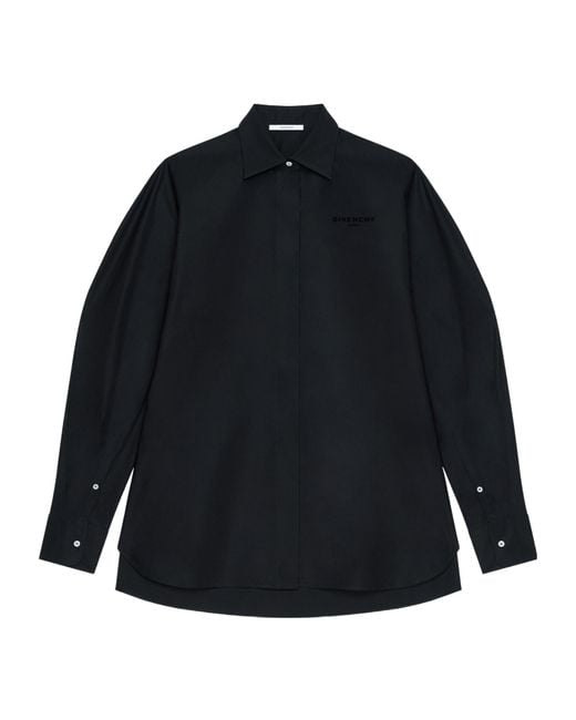 Givenchy Blue Cocoon Shirt