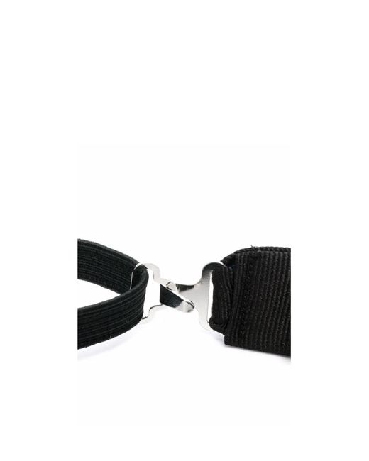 DSquared² White D2 Charming Hook Fastened Bow Tie for men