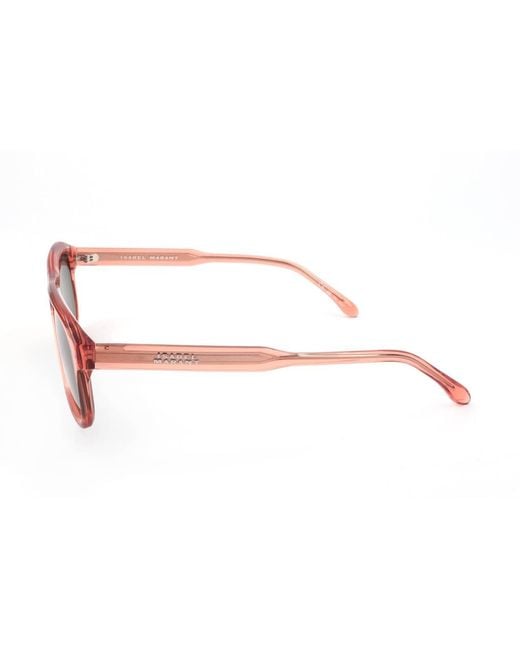 Isabel Marant Multicolor Rectangle Frame Sunglasses