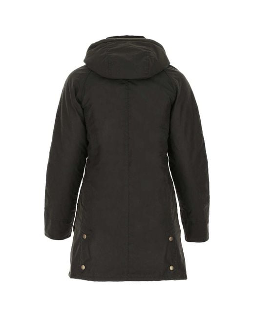 Barbour Black Bower Wax Jacket