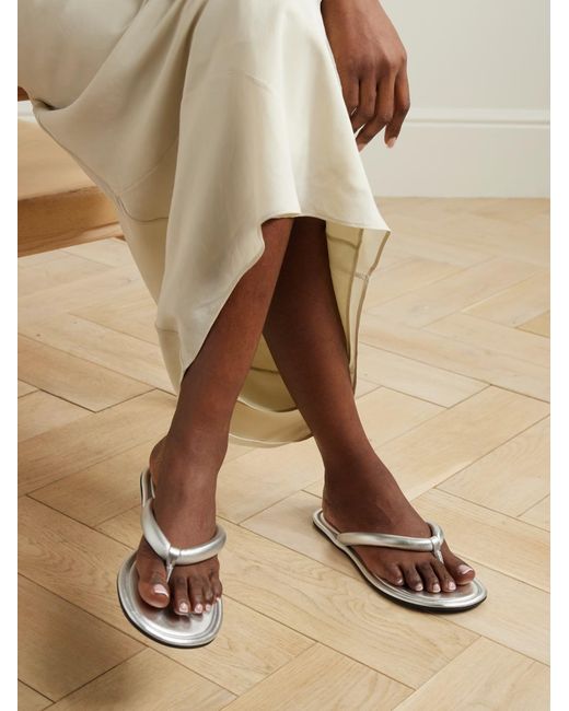St. Agni White Sumi Flip-Flops
