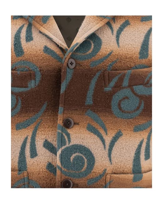 Kapital Brown Baba Sawyer Napping Suit Jacket for men