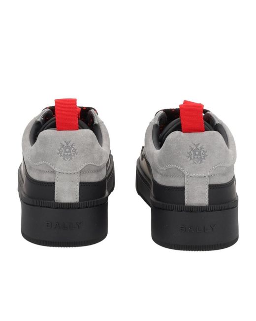 Bally Black Rossy Lace-Up Sneakers for men