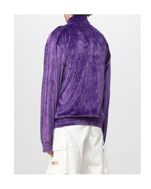 Gcds Purple Logo Jacket for men