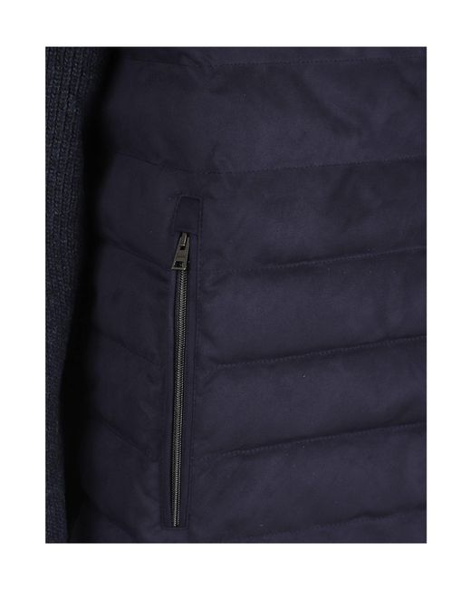 Herno Blue Resort Quilted-Hooded Jacket for men