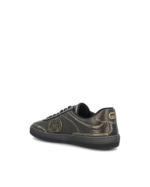Gucci Black G75 Low-Top Trainers for men