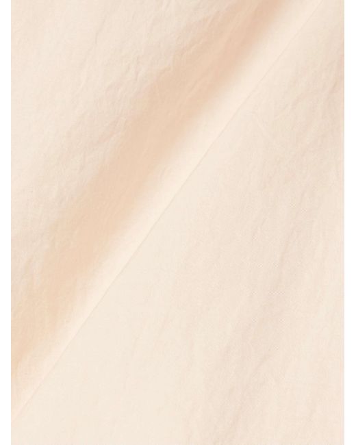 Khaite Natural Niles Cap-Sleeved Top