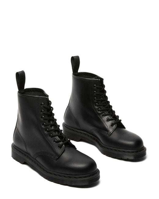 Dr. Martens Black 1460 Mono Lace-Up Boots for men