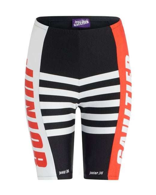 Jean Paul Gaultier Black The Junior Gaultier Bike Shorts