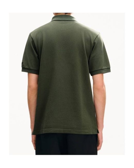 KENZO Green Jumping Tiger' Embroidered Slim Polo for men
