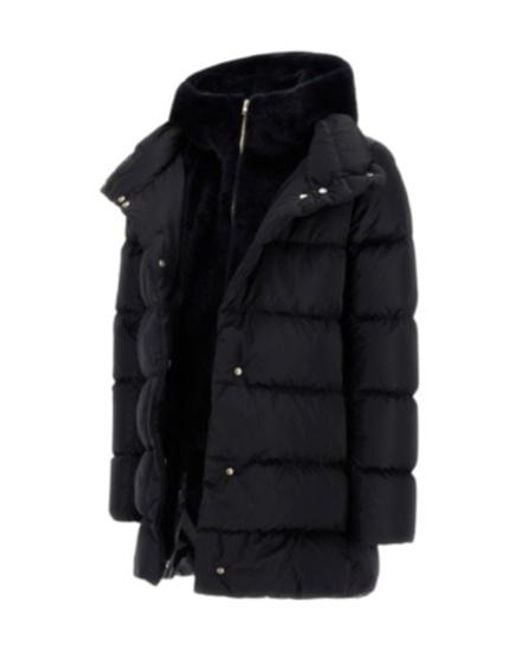 Herno Black A-Shape Jacket