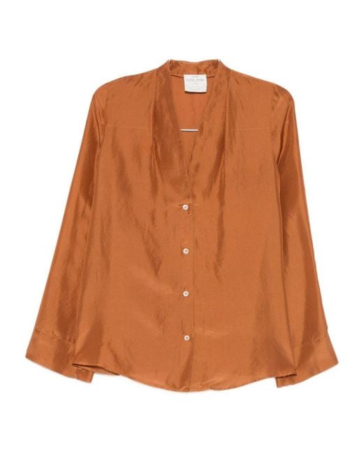 Forte_forte Brown Long-Sleeves Shirt