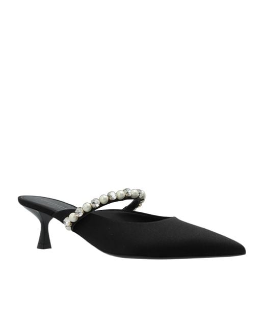 Stella McCartney Black Elsa Heeled Mules