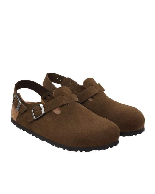 Birkenstock Brown Tokyo Buckle-Strap Mules for men
