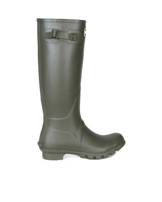 Barbour Green Bede Wellington Boots