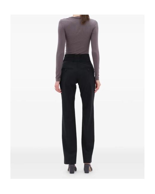 REMAIN Birger Black Christensen Double Waistband Pants
