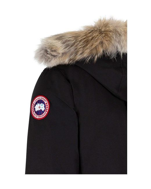 Canada Goose Black Hooded Down Jacket