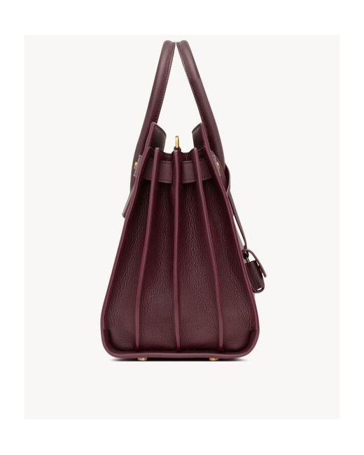 Saint Laurent Purple Sac De Jour