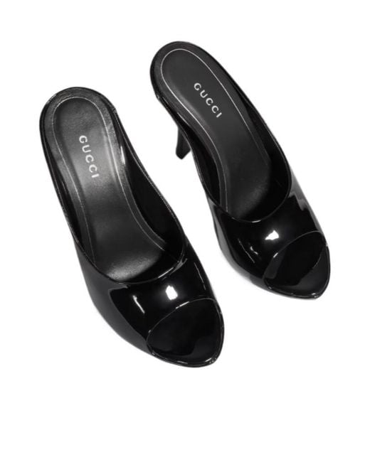 Gucci Black Stiletto Platform Slide