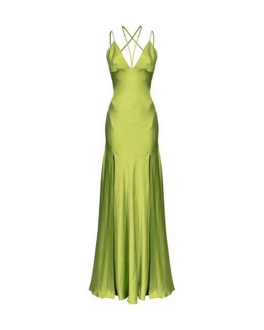 Pinko Green Maxi Dress