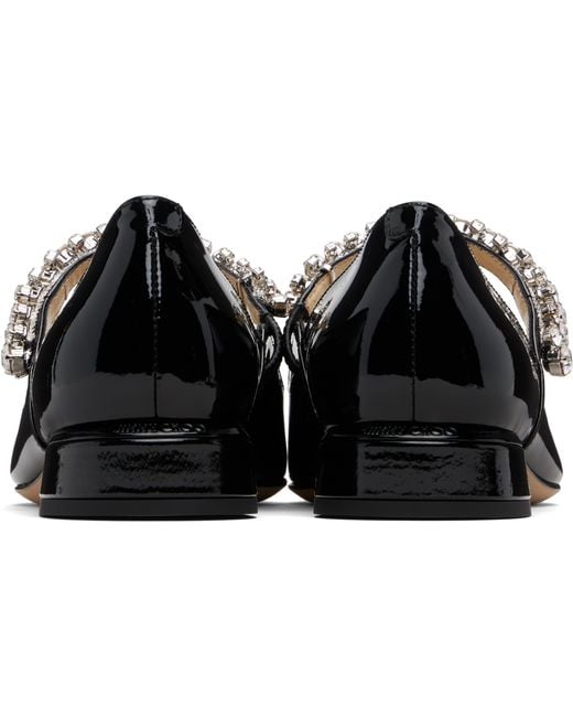 Jimmy Choo Black Bing Ballerina Flats