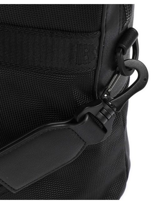 Boss Black Boss Ray Logo Embossed Zipped Laptop Bag for men