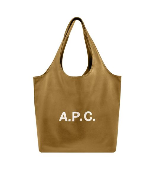A.P.C. Metallic Ninon Medium Tote Bag for men