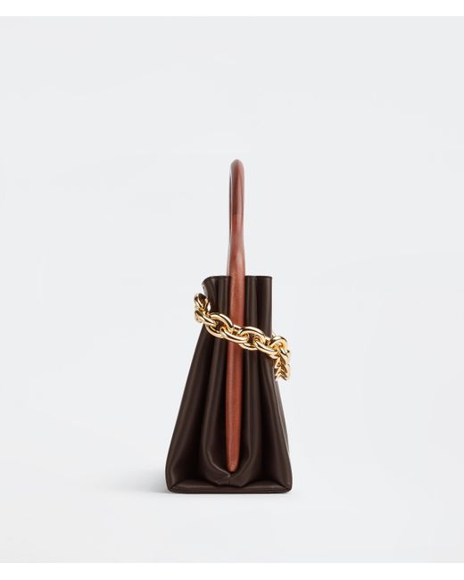 Bottega Veneta Brown Chain-Link Detail Tote Bag
