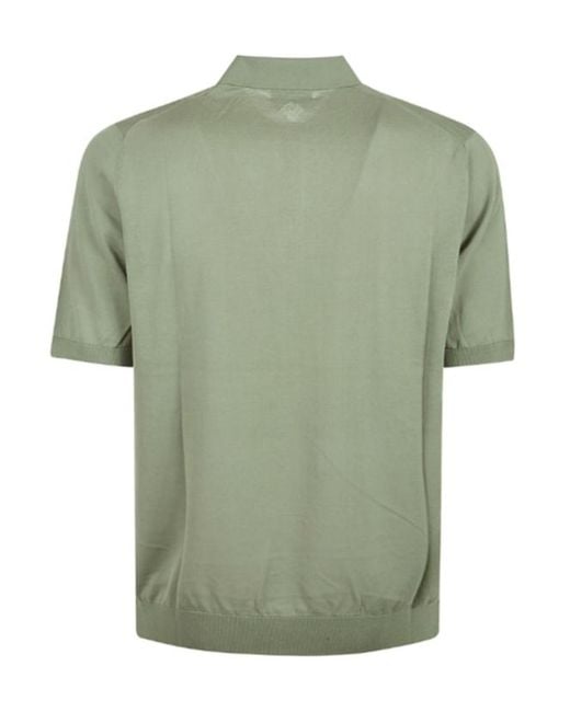 Ballantyne Green Short-Sleeve Polo Shirt for men
