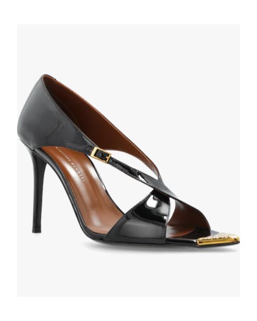 Giuseppe Zanotti Metallic Intriigo Croisee Sandals