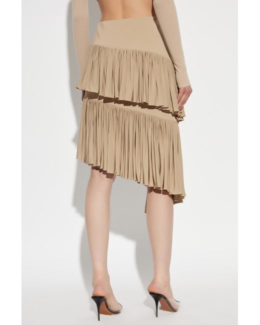 Alaïa Natural Midi Skirts