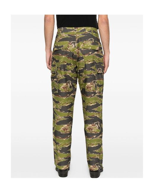 ICECREAM Gray Logo Print Patch Pocket Trousers for men