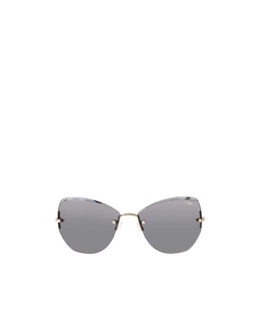 Cazal Metallic Frameless Cat-Eye Sunglasses for men