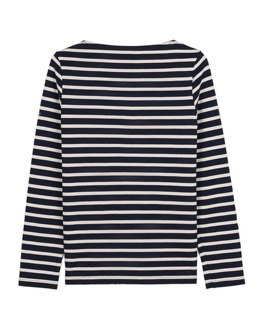 Saint James Blue Long-Sleeve T-Shirt