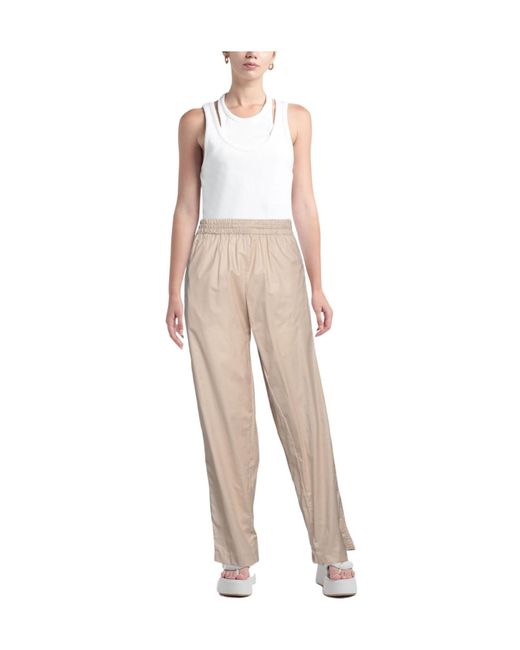 Isabel Marant Natural Solid Color Casual Trousers